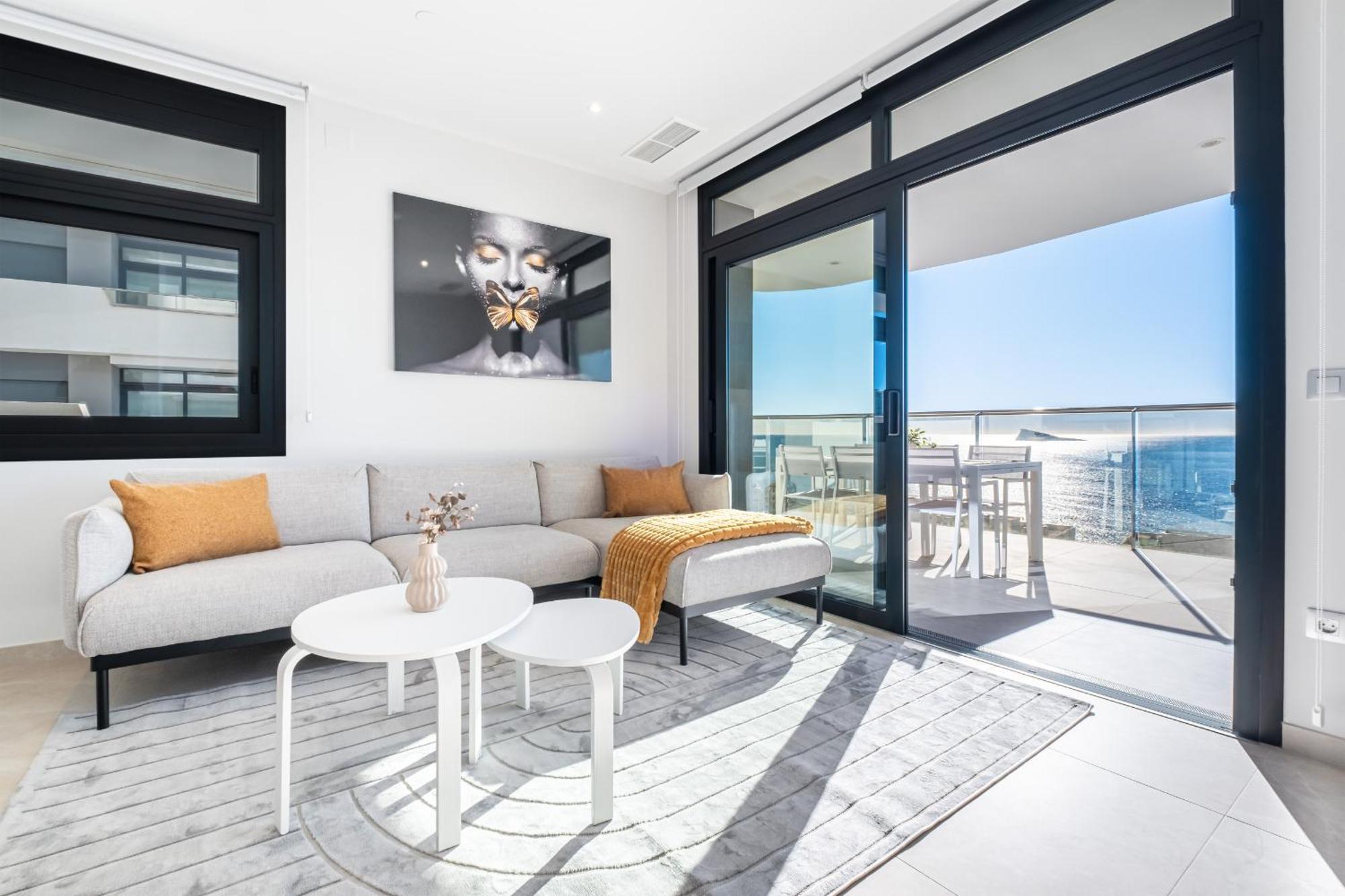 Sunset Cliffs Deluxe Apartment 6133 Poniente Beach Benidorm Bagian luar foto